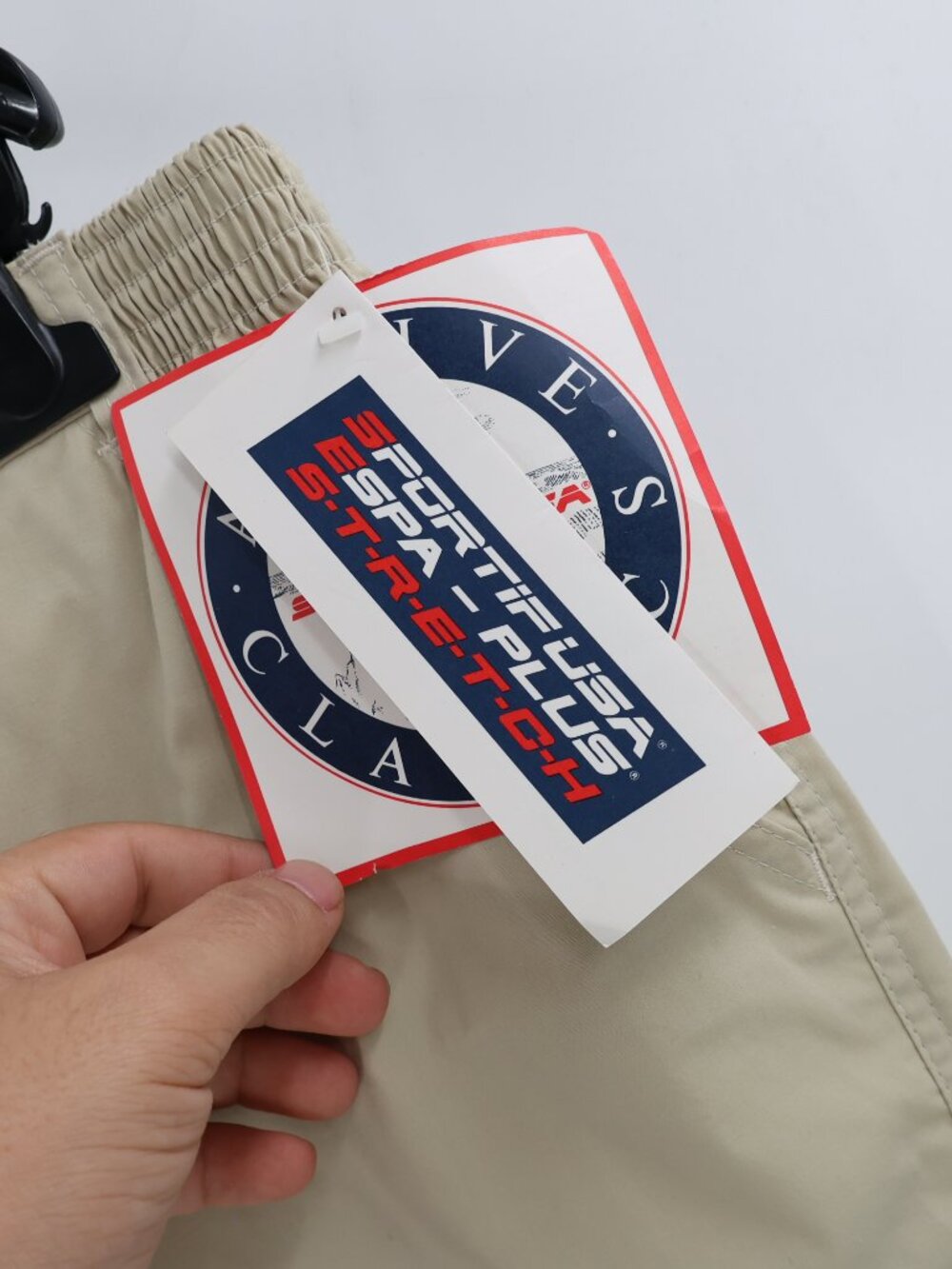 VTG NWT Sportif USA Shorts Mens 42 3.5" Chino Stretch Outdoor Hiking Flat Front - Picture 2 of 12